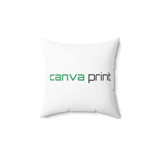 Spun Polyester Square Pillow