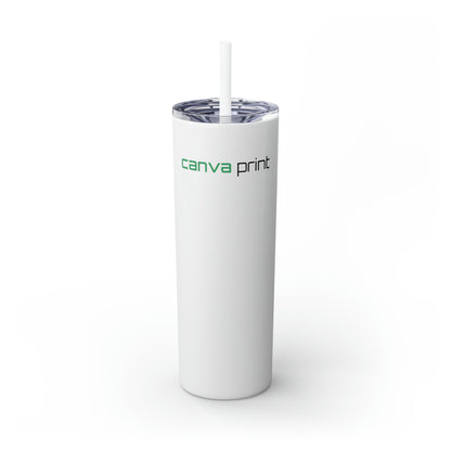 Skinny Tumbler with Straw, 20oz
