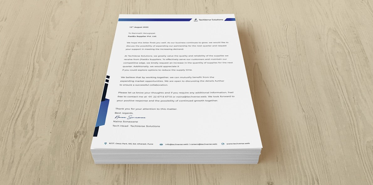 Bulk Letterheads
