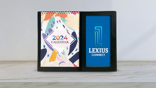 Desk Calendar with Photo Frame