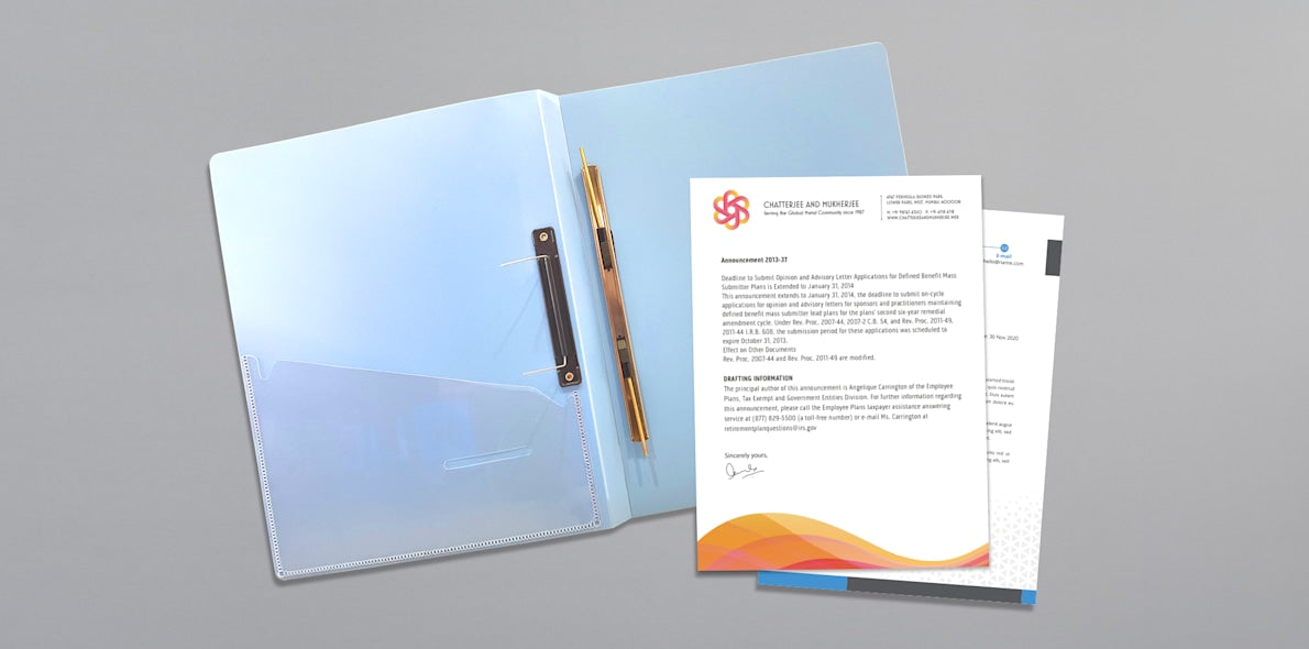 Presentation File with Pocket