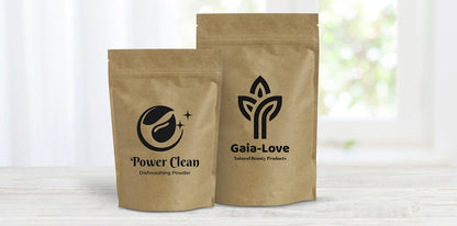 Kraft Paper Stand Up Pouches