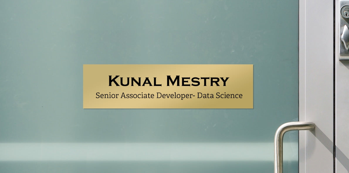 Name Plates for office