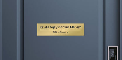 Name Plates for office
