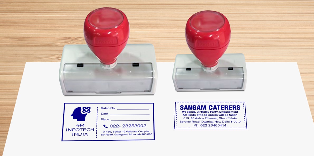 Pre-Inking Stamps