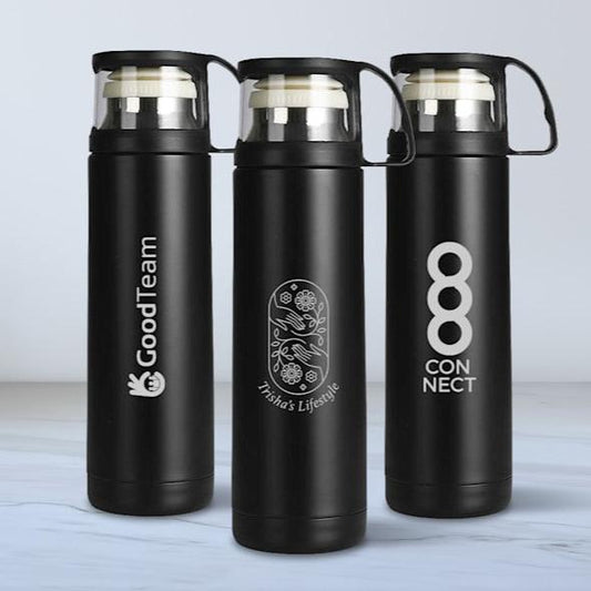 Stainless Steel Thermo Flask with Cup 500ml