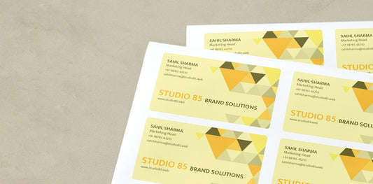 Visiting Card Stickers