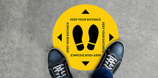 Floor Stickers - Social Distancing